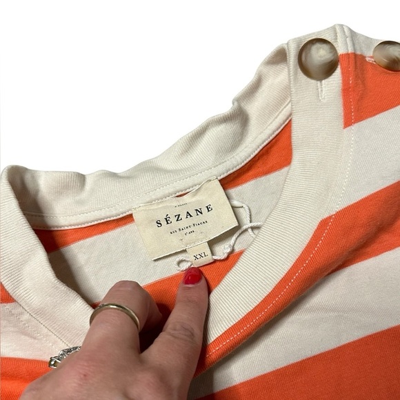 Sezane NWOT Striped Selina Dress/Tunic XXL - Picture 5 of 7